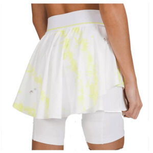 RARE Lululemon Skort  Court Rival Skirt Size 4 Tennis Athleisure Gym White